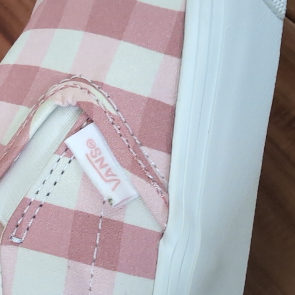 Vans Classic Slip on Rosette / True White Men's Size 7 1/2 Women's 9 Nwt - Picture 8 of 9